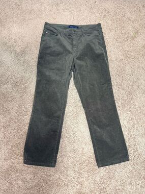 Tommy Hilfiger Women's Chocolate Brown Corduroy Bootcut Pants Size 10 EUC